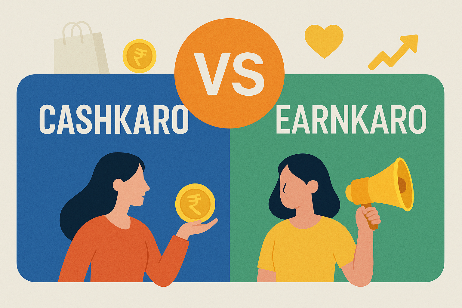 CashKaro vs EarnKaro cashback platform comparison