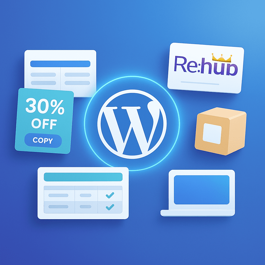 REHub theme review for affiliate, coupon, and review websites